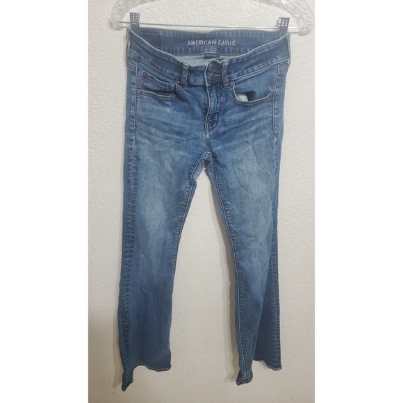AE American Eagle Women's Jeans Size 6 Regular - Picture 1 of 7